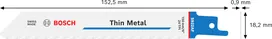 Kotouč do ocasní pily Bosch S 922 AF Thin Metal, 150 mm.